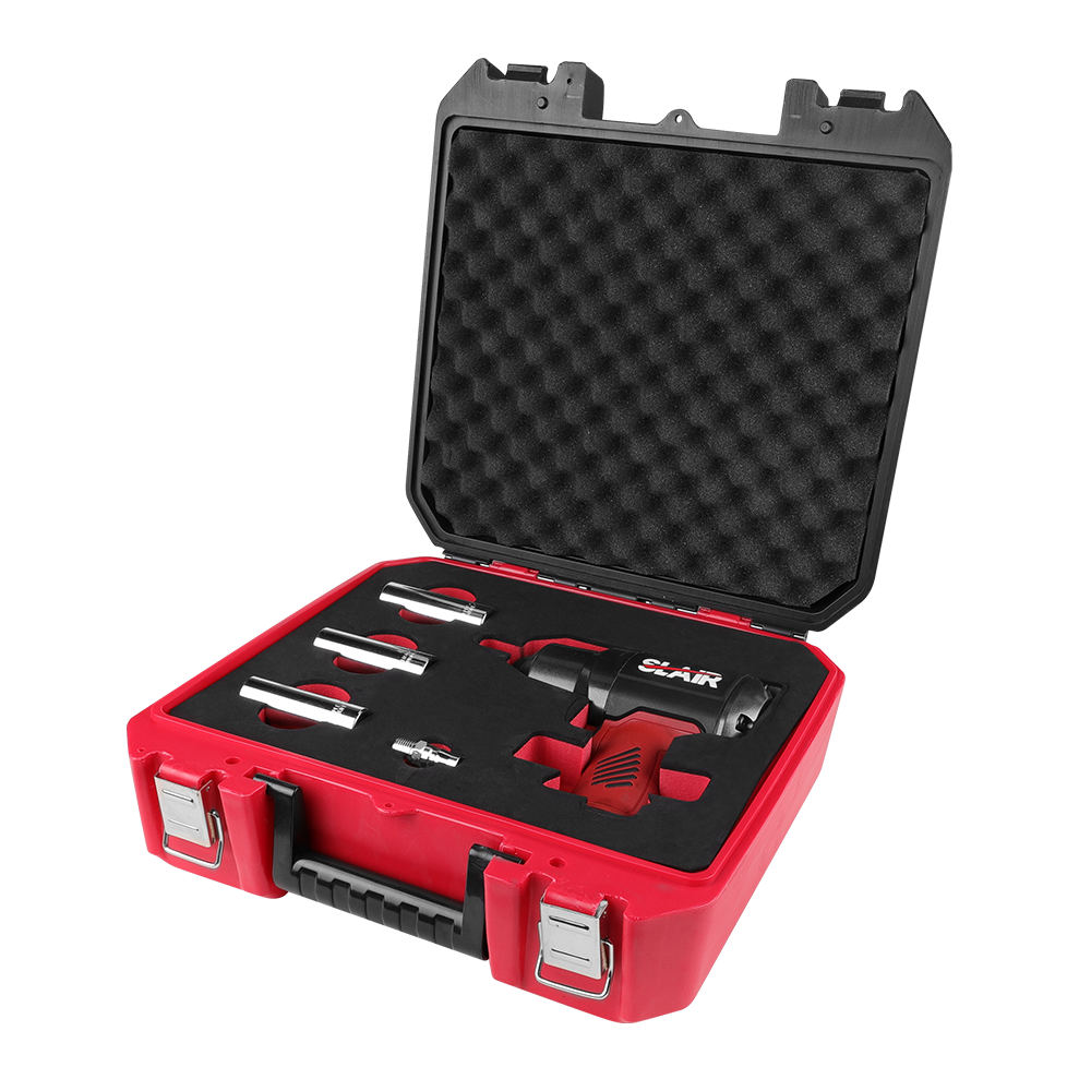  SLAIR Tool Kit 7PC 1/2" KIT CHIAVE A IMPULSO PNEUMATICA, CON BUSSOLA, 1300NM, MARTELLO DOPPIO, COMPOSITO, SET BMC