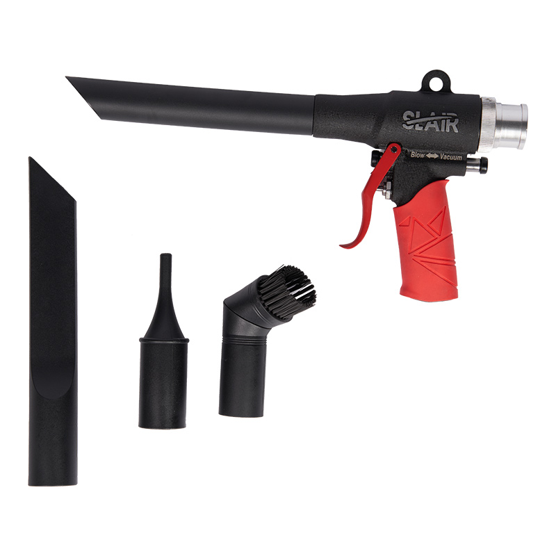  KIT ASPIRATORE/PISTOLA SOFFIATORE SLAIR ONE-TOUCH, 2 IN 1, CON TUBO, SACCHETTO, HEAVY DUTY