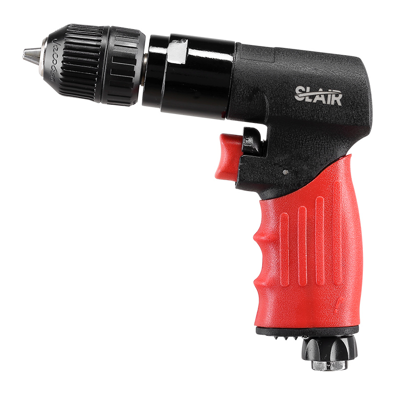  SLAIR XX681 TRAPANO PNEUMATICO REVERSIBILE 3/8", 1800 RPM, SENZA CHIAVE, ALLUMINIO CON GOMMA, PROFESSIONALE
